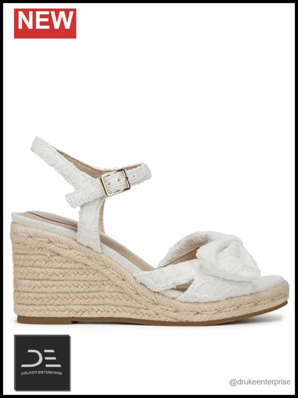 Women's Casual Wedge Espadrille Sandals - Soft System Comfort 3 1/8